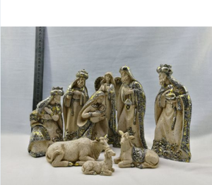 Figurines de noël, décoration créative, pour femmes, scène de noël - Product Image 6