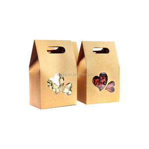 Sac d'emballage en papier <span class=keywords><strong>Kraft</strong></span> pour aliments, nouveau, sac d'emballage à thé, pochette debout, fenêtre en noyer, pratique, boîte de poudre biodégradables pour aliments, ml