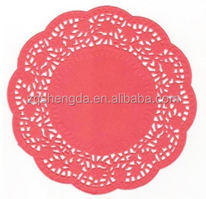 Napperons jetables en <span class=keywords><strong>dentelle</strong></span>, pièces, pour la nourriture - Product Image 1