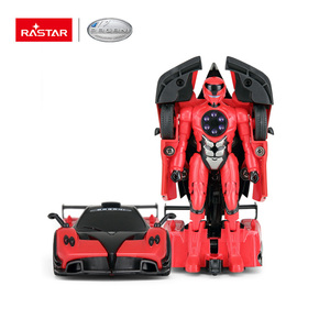 Voiture transformable sous licence Pagani Zonda <span class=keywords><strong>R</strong></span> 1:32 avec lumières, sons et roues libres, modèle <span class=keywords><strong>jouet</strong></span> à piles pour enfants - Cadeau d'anniversaire - Product Image 1