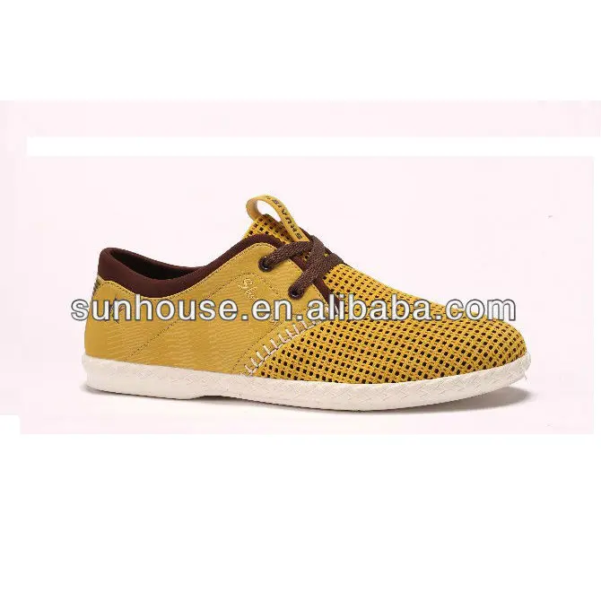 Excellence casual PU hollow air shoes for men