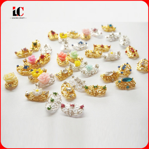 Nueva Moda French Manicure DIY 3D Nail Art Stickers Tips 3d metal Decoración <span class=keywords><strong>de</strong></span> <span class=keywords><strong>Uñas</strong></span> - Product Image 2