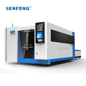 Senfeng-máquina de corte láser de fibra de alimentación automática, protección completa, SF3015H - Product Image 4