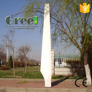 뜨거운! Greef 8m ~ 8.5m 회전자 직경 바람 터빈 잎, 낮은 시작 풍속 및 저잡음을 가진 수평한 축선 바람 터빈 - Product Image 1