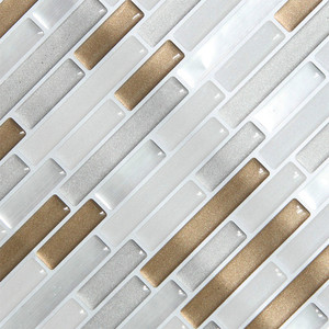 Éclaboussure de dos RV Faux carreaux de métro peel et collent retour splash pour le <span class=keywords><strong>camping</strong></span>-<span class=keywords><strong>car</strong></span> ou RV - Product Image 2