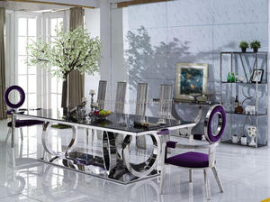 Set di <span class=keywords><strong>Tavolo</strong></span> <span class=keywords><strong>da</strong></span> Pranzo e Sedie di Lusso in Stile Reale per <span class=keywords><strong>12</strong></span> Persone, Misura Grande - Product Image 3