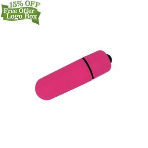 Kotak kustom gratis-mainan seks perempuan wanita Vibrator peluru ukuran baterai saku Mini masturbasi - Product Image 3