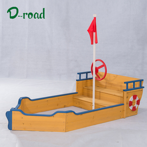 أطفال خشبية في الهواء الطلق لعب لعبة طفل رمل قارب - Product Image 3