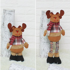 Flexible rétractable en peluche Noël bonhomme de neige elk Noël elf jouets - Product Image 5