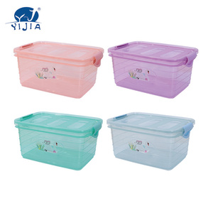 Plastic Storage Box with lid Storage Container Canister with lid