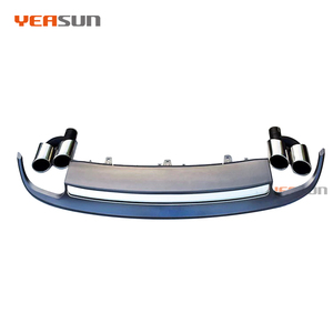 <span class=keywords><strong>RS7</strong></span> אחורי מפזר כפולה צינורות פגוש ספוילר שפתיים מפזר עבור אאודי 2016 2018 - Product Image 3