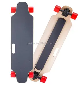 2017 नई बढ़ाया बिजली स्केटबोर्ड Longboard 4 पहियों रिमोट कंट्रोल डबल ड्राइव स्केट बोर्ड दोहरी मोटर स्केट बोर्ड (ESK05)