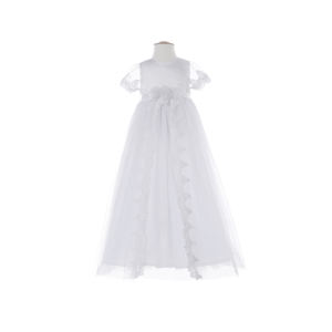 <span class=keywords><strong>Robe</strong></span> <span class=keywords><strong>de</strong></span> baptême en dentelle pour filles et garçons, tenue blanche <span class=keywords><strong>de</strong></span> 50 cm, idéale pour baptême, vente en gros - Product Image 1