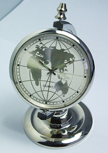 Horloge de table de bureau à mouvement à quartz japonais avec boîtier en alliage, logo personnalisé, vente chaude - Product Image 2