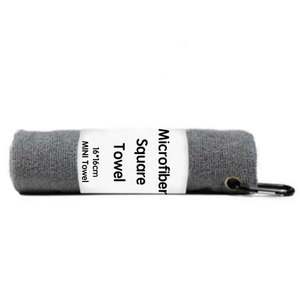 400GSM Gery Pratique Abordable Mini De Pêche Microfibre Serviette De Poissons Avec <span class=keywords><strong>Escalade</strong></span> Bouton Mousqueton <span class=keywords><strong>Crochet</strong></span> - Product Image 1