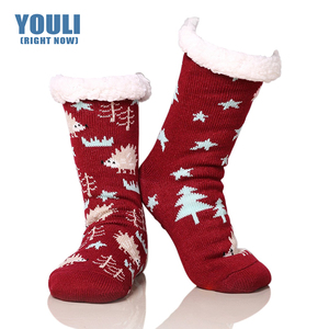 High Quality Wholesale Non Slip <strong>Socks</strong> Knit Fuzzy <strong>Socks</strong> Indoor <strong>Slipper</strong> <strong>Socks</strong> for Women Casual Adults Winter Animal Midi Regular - Product Image 2