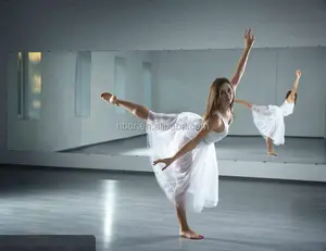 Miroir mural de sécurité en verre, carré, prix au mètre, pour studio de danse, gymnastique