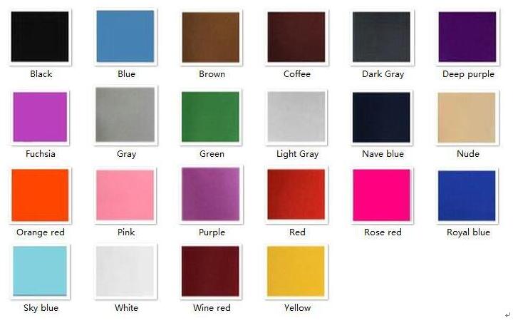 22 color options