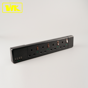 <span class=keywords><strong>Socket</strong></span> Usb Verlengkabel Stopcontact Usb Met Individuele Schakelaar En Neon - Product Image 2