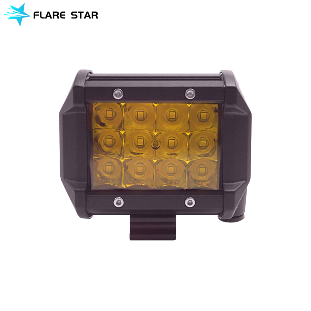 4 Inch 36W Off Road Driving Lights , Triple Row Spot Flood Beam LED Fog Lights ,Led Work Lights for Trucks