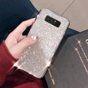 Đơn giản Bling Đầy Đủ Kim Cương Trường Hợp đối Với Samsung S10 S10 Cộng Với S10E Etui Đối Với Samsung S7 S7 cạnh S8 S9 Cộng Với coque Mềm Rhinestone Funda - Product Image 2