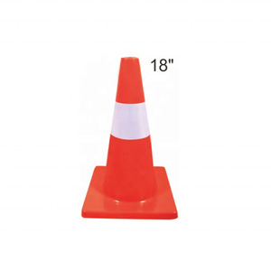 45Cm 450Mm 18Inch Duurzaam Flexibele Reflecterende Waarschuwing School Kid Outdoor Sport Kegel Weg Verkeer Kleine Pvc Veiligheid kegel Voor Verkoop - Product Image 3