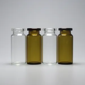 Bottle Glass Bottle Custom 10ml Medication Little Glass Phial Bottle Vial