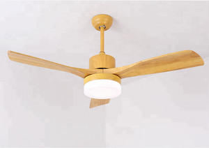 3 aspas <span class=keywords><strong>decorativas</strong></span> modernas para el hogar, sala de estar, iluminación colgante, ventilador de techo de madera para interiores, lámpara colgante - Product Image 2