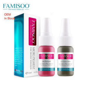 Pigmentos de maquillaje con logotipo personalizado, tinta líquida orgánica, pigmento de maquillaje permanente, mts, pmu, precio de fabricante OEM - Product Image 2