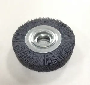abrasive wheel nylon brushes for cleaning of rolling cylinders