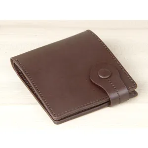 Cheapest men genuine leather brand wallet buyers fashion design innovative wallets