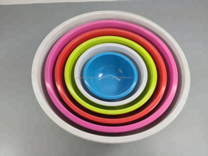 Eco amigable irrompible <span class=keywords><strong>grandes</strong></span> color 6 unidades de melamina de ensalada de fideos ramen tazón con tapa - Product Image 4