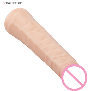 <span class=keywords><strong>Big</strong></span> Weiche Gummi Penis Spielzeug Realistische <span class=keywords><strong>Dildo</strong></span> - Product Image 3
