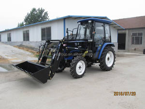Weifang Cp Machines 60hp 4wd Farm Tractor Met Voorlader Compact Tractor 4X4 Met Lader Driepunts Tractor Werktuigen - Product Image 2