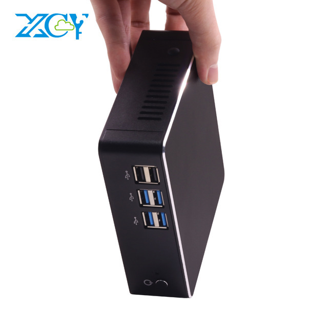 XCY Office Mini Pc Intel Core I5 5300u Laptop Memory 8gb RAM Gaming Desktop Computer Ssd 240gb 300M WIFI