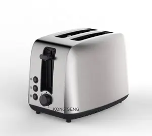 Classic Vintage Toaster 2 Slice 2 Slot Toaster Stainless Steel Toaster With GS/CE/CB/ROHS/EMC