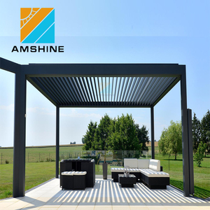 Al aire libre automático motorizado jardín pérgola metal precios - Product Image 2