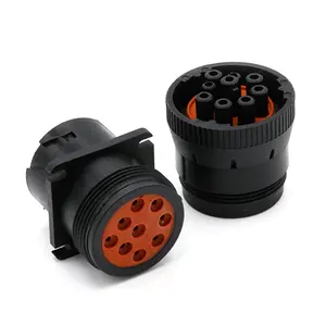 Custom HD16-9-1939 - p type 9 male head connector diagnostic interface core waterproof connectors