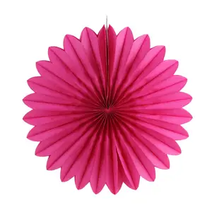 Sunbeauty 2023 New Style Ripple Wall Paper Fan Party Hanging Fans di carta velina decorazione per feste