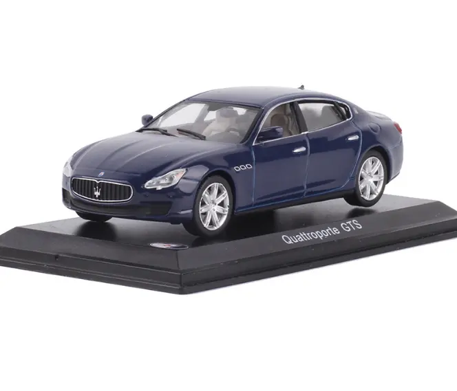 LEO original 1:43 caja acrílica de restauración de formas antiguas Quattroporte GTS colección de regalos modelo de coche de aleación