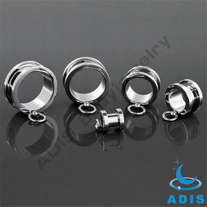 ด้ายภายในเปลวไฟคู่ห้อยผ่าตัดเหล็กเนื้ออุโมงค์ปลั๊กหู - Product Image 4