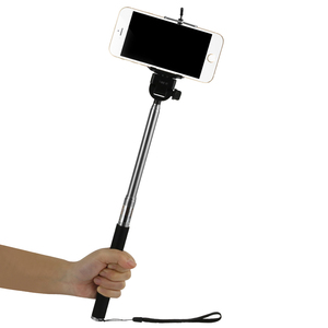 Monopode en alliage d'aluminium noir de 20-92 cm avec adaptateur d'origine pour téléphone portable/caméra d'action - Product Image 6