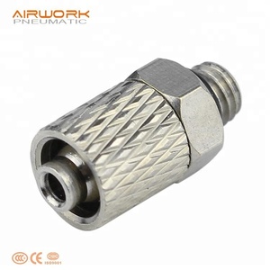 Mini neumático m5 hombre recto conexión rápida de aire de conector de manguera - Product Image 1