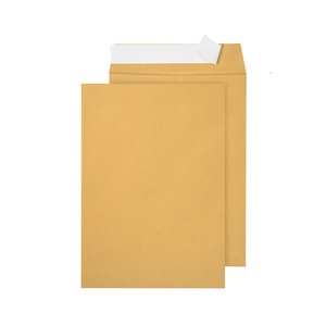 Papier kraft brun personnalisé A4/A5 enveloppe portefeuille auto-adhésif impression offset emballage pour graines cadeau ou sacs postaux - Product Image 4