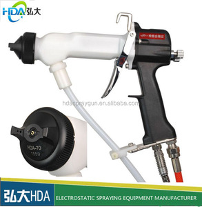 HDA ปืนพ่นสีของเหลวไฟฟ้าสถิตภายในไฟฟ้า (110-230V) เครื่องพ่นสีสุญญากาศ POM รับประกัน1ปี - Product Image 3