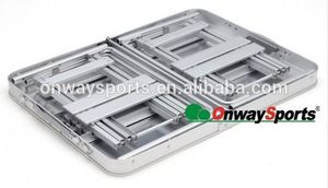 Onwaysports-Mesa de acampada y silla plegable para exteriores, ligera, coreana, de aluminio, OW-N60