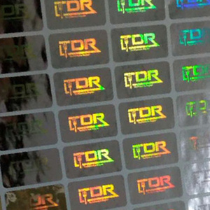 Stiker Hologram Sertifikat cetak antipemalsuan stiker Hologram asli aman stiker segel keamanan label stiker Hologram - Product Image 6