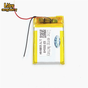 Rechargeable battery lithium polymer battery battery 3,7 V 303540, 500 mah Li-ion battery - Product Image 2
