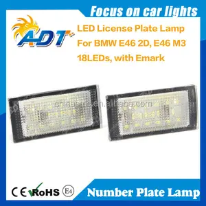 Nuovo design Emark E4 12 V LED license plate Per BMW E46 2D E46 M3