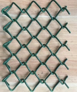 Tautan rantai kawat besi galvanis, jaring jaring dan pagar teralis dilapisi PVC, jaring rantai proses tenun tangan - Product Image 5